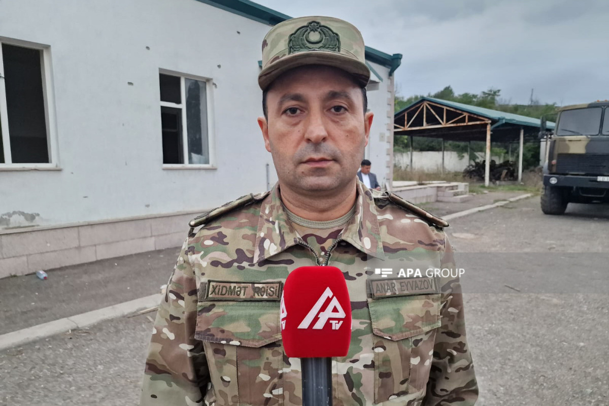 Anar Eyvazov: Silah-sursat Azərbaycan SQ tərəfindən təhvil alınır