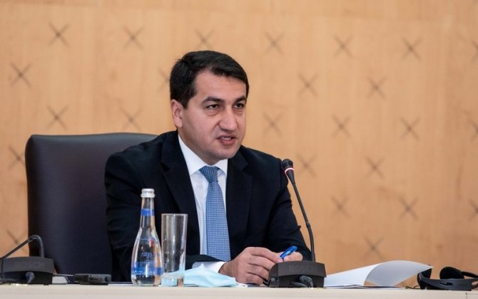 Hikmət Hacıyev: “Sülhə nail olmaq üçün real niyyət lazımdır”