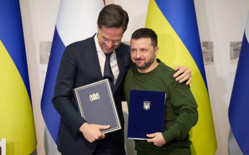 Niderland və Ukrayna 10 illik təhlükəsizlik sazişi bağlayıb