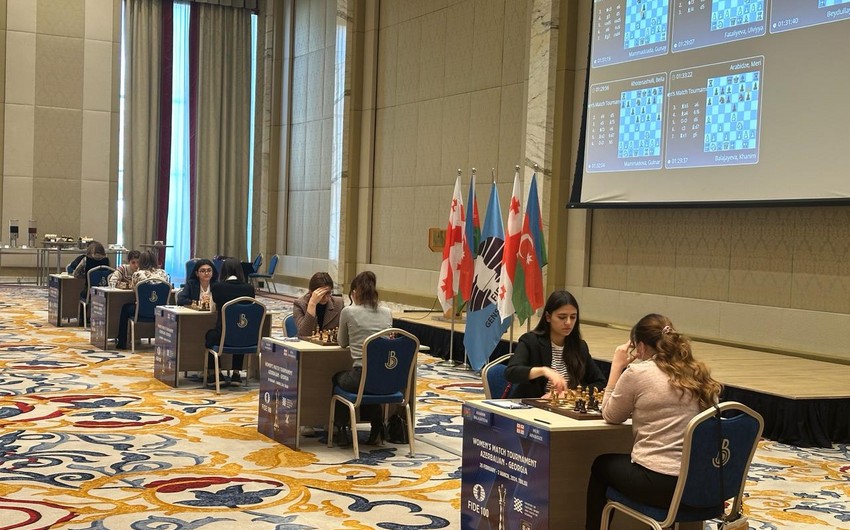 Azərbaycan şahmat millisi Gürcüstanla heç-heçə edib
