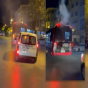 Paytaxtda “BakuBus” avtobusu tüstülənib - VİDEO