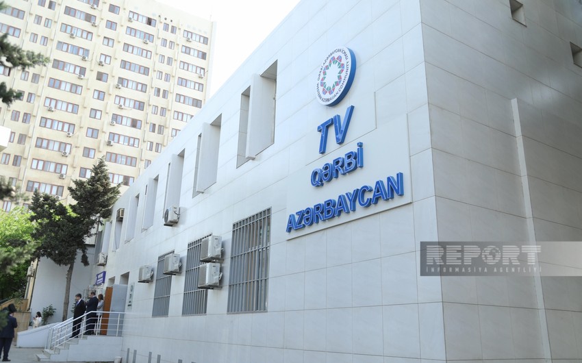Qərbi Azərbaycan Televiziyasının binasının açılışı olub - FOTOLAR