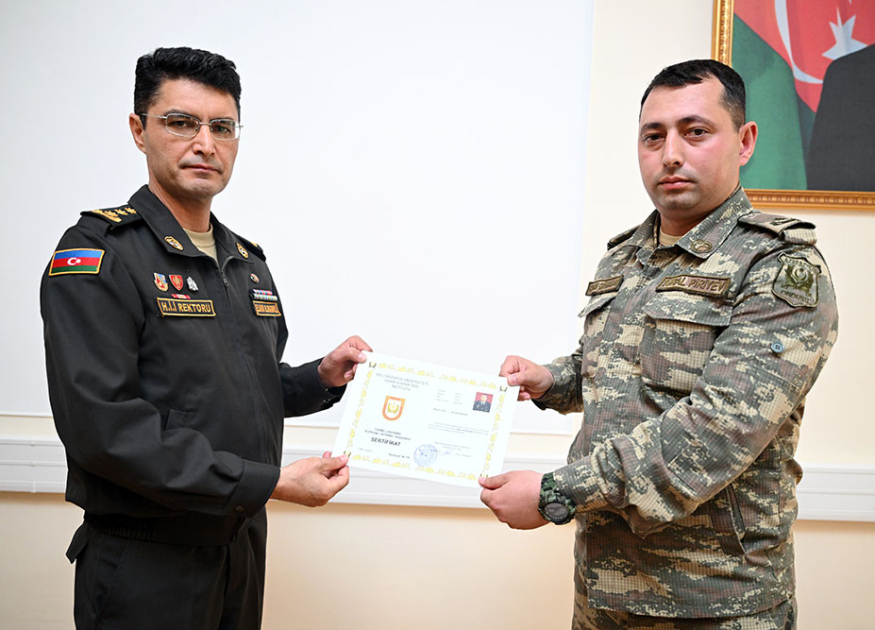 "Tabor komandiri” kursunu bitirənlərə sertifikatlar verildi - FOTO