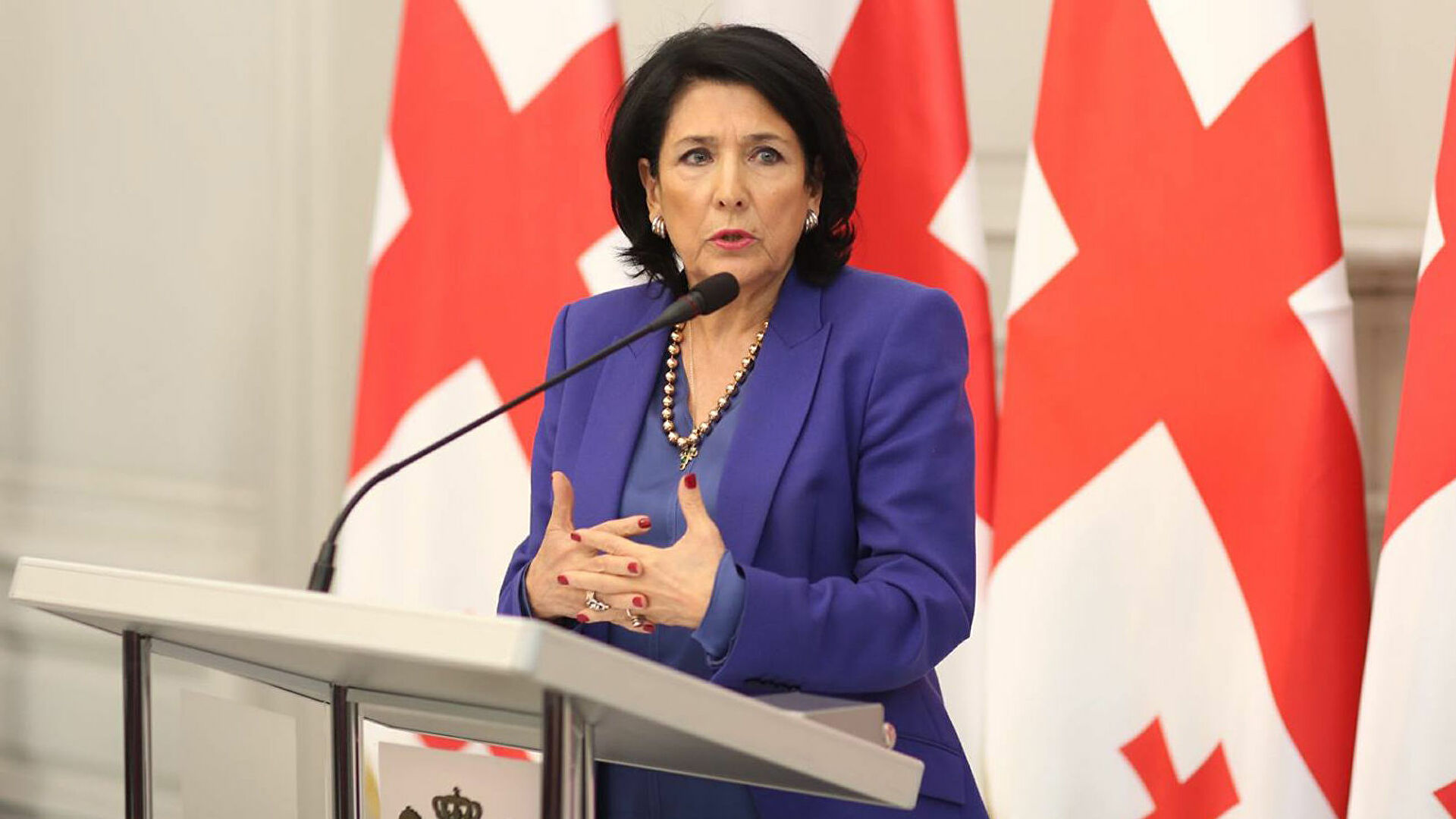 Zurabişvili xarici agentlər haqqında qanuna veto qoyub