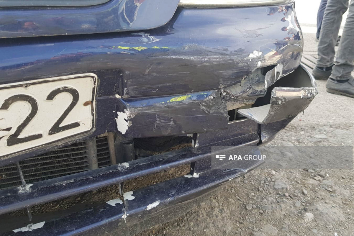 Göyçayda yol qəzası baş verib, xəsarət alan var - FOTO