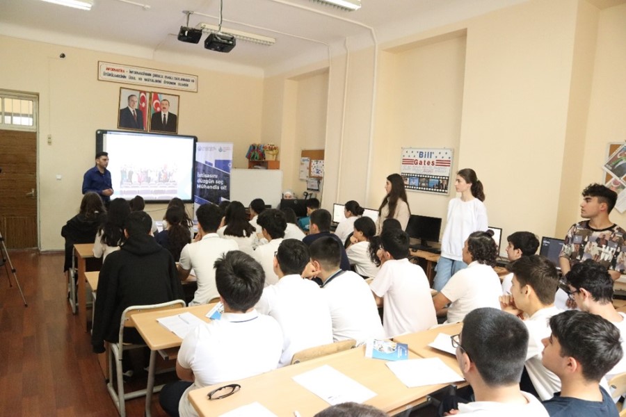 QHT "İxtisasını düzgün seç – Mühəndis ol!" layihəsini davam etdirir - FOTOLAR
