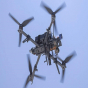 İşçiləri daşıyan maşınlara dron hücumu