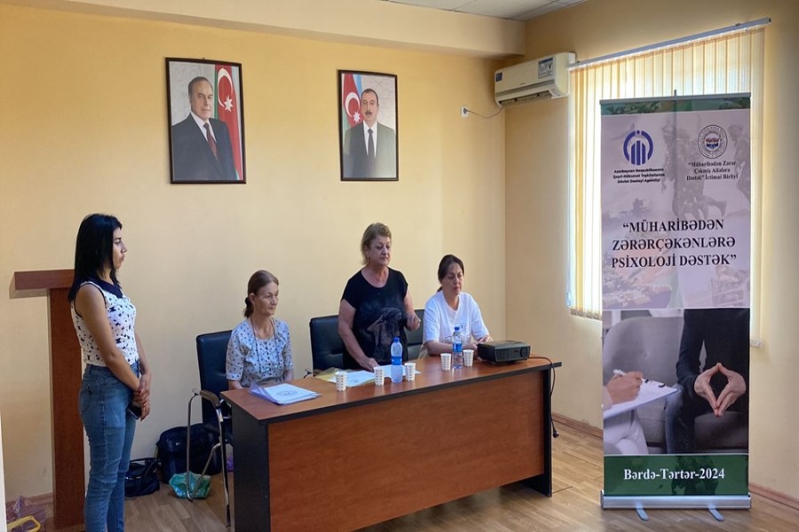 “Müharibədən zərərçəkənlərə psixoloji dəstək” adlı layihə çərçivəsində Bərdə rayonunda tədbir keçirildi