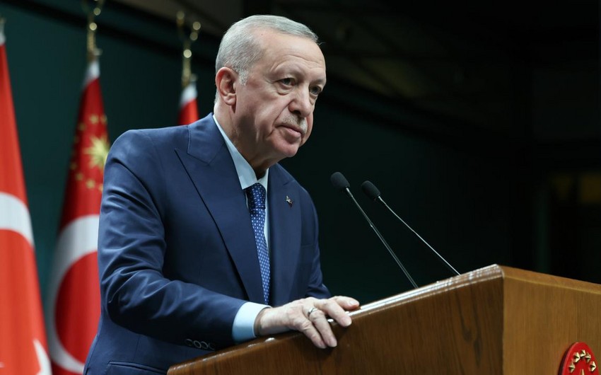 Ərdoğan: Qarabağın azad edilməsi regionda yeni səhifə açıb