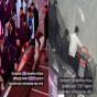 Metroda eskalatorları dayandıranların görüntüsü