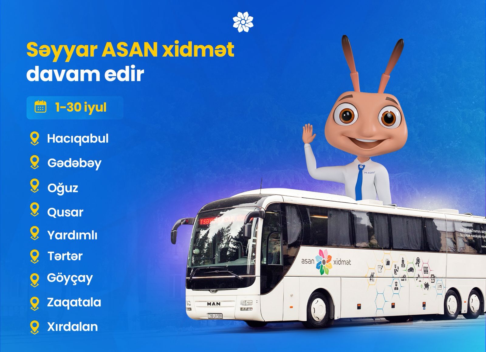 Səyyar “ASAN xidmət” davam edir