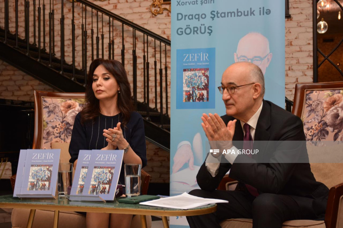 Xorvatiyalı şairin Azərbaycan dilinə çevrilmiş kitabının təqdimatı olub - FOTOLAR
