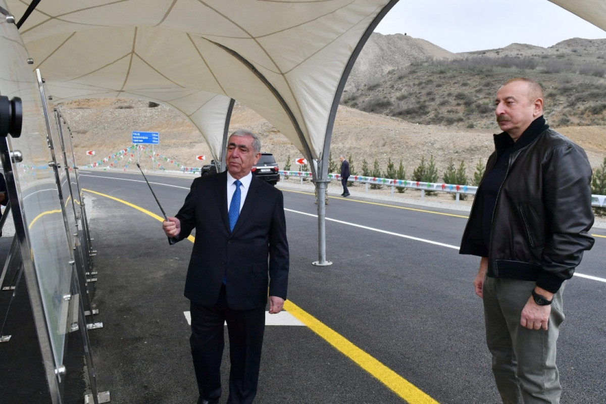 Prezident Talış-Tapqaraqoyunlu-Qaşaltı sanatoriyası yolunun açılışında iştirak edib - YENİLƏNİB