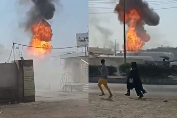 İranda qaz şirkətində güclü partlayış: İki nəfər həlak olub - VİDEO