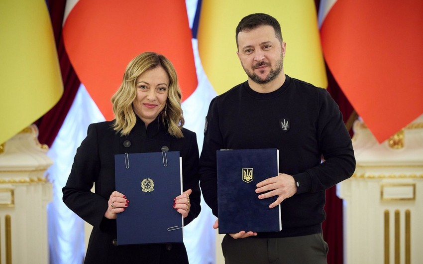 Ukrayna İtaliya ilə təhlükəsizlik sazişi imzalayıb