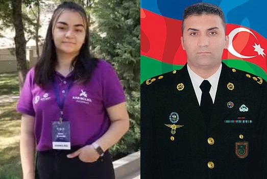 Şəhid polkovnikin qızı buraxılış imtahanında yüksək bal toplayıb