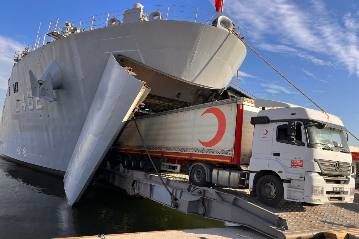 Türkiyə Qəzzaya yardımlarını davam etdirir
