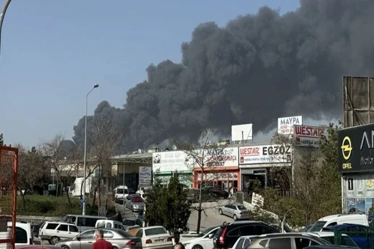 Ankarada güclü yanğın baş verib