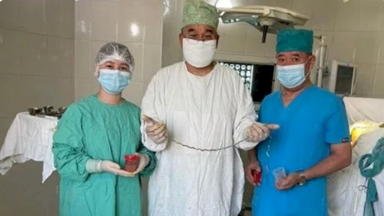 Uşağın beynindən saç çıxarıldı - FOTO