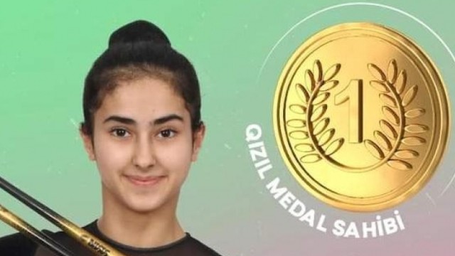 Gimnastımız qızıl medal qazandı