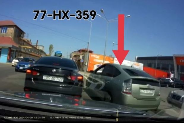 Bakıda “Prius” sürücüsü qadını vurub qaçdı - VİDEO