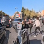 Bakıda dava edən iki sürücü saxlanılıb - VİDEO