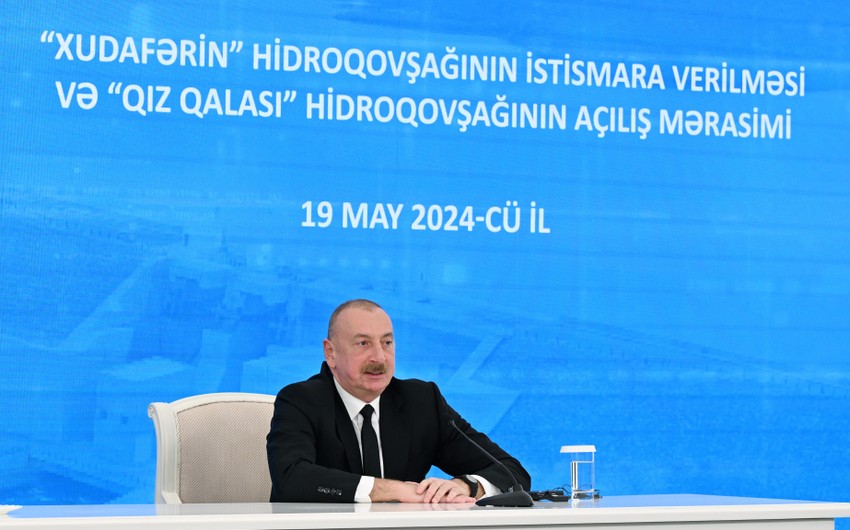 İlham Əliyev: "İran-Azərbaycan münasibətləri ən yüksək səviyyəyə qalxıb"