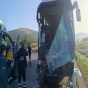 Türkiyədə avtobus yük maşını ilə toqquşub: yaralılar var - FOTO