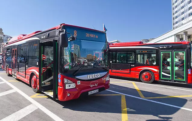 Bu avtobusların hərəkət sxemləri dəyişdirilir