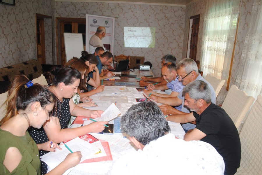 Layihə çərçivəsində növbəti təlim Ağdamın Xındırıstan kəndində keçirilib