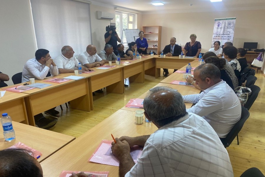 “Müharibədən zərərçəkənlərə psixoloji dəstək” adlı layihə çərçivəsində ilk tədbir keçirildi - FOTOLAR