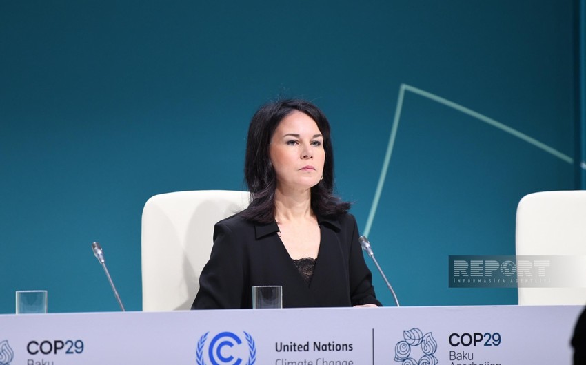 Almaniya XİN rəhbəri: "Avropa iqlim gündəliyində uğur qazanmaq üçün COP29-da fəal işləyirik"