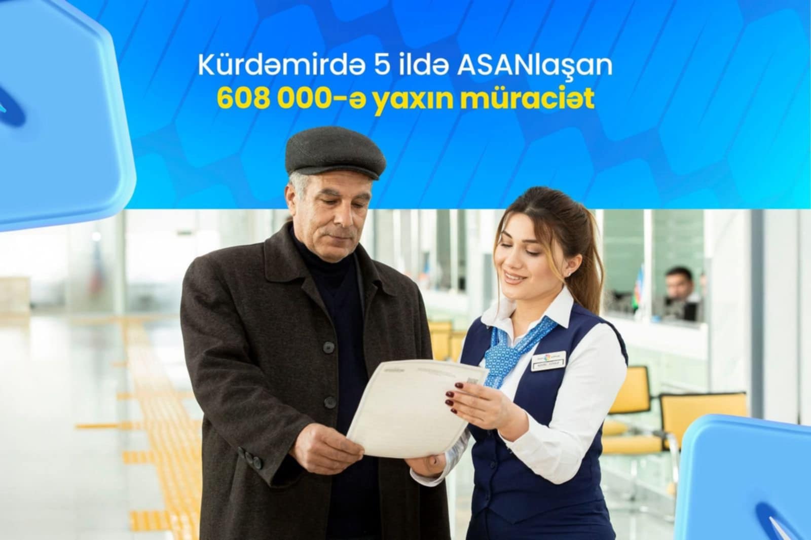 5 ildə Kürdəmirdə “ASAN”laşan yarım milyondan çox müraciət