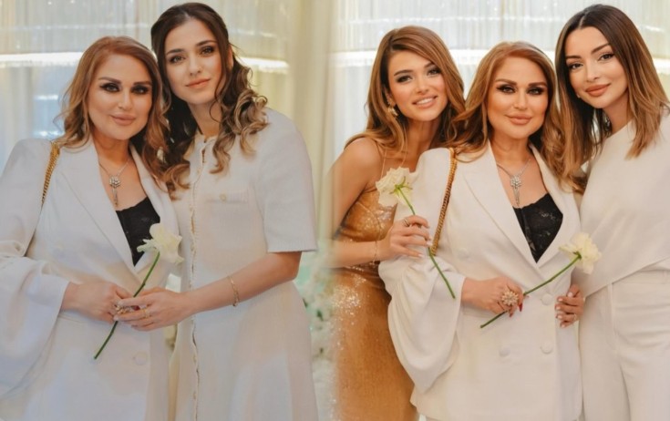 Mələkxanım Eyubova bayramı ailəsi ilə belə keçirtdi - FOTOLAR