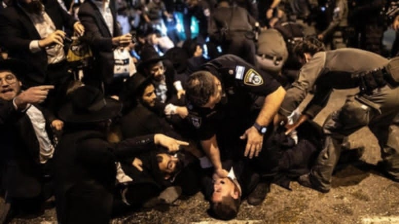 İsraildə polislə toqquşma baş verib