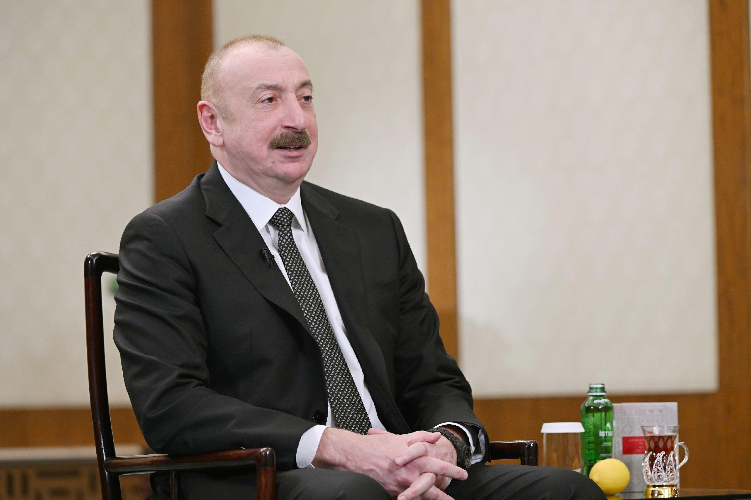 Prezident: "Ötən il Çin və Azərbaycan arasında tranzit daşımalarında 86 % artım olub"