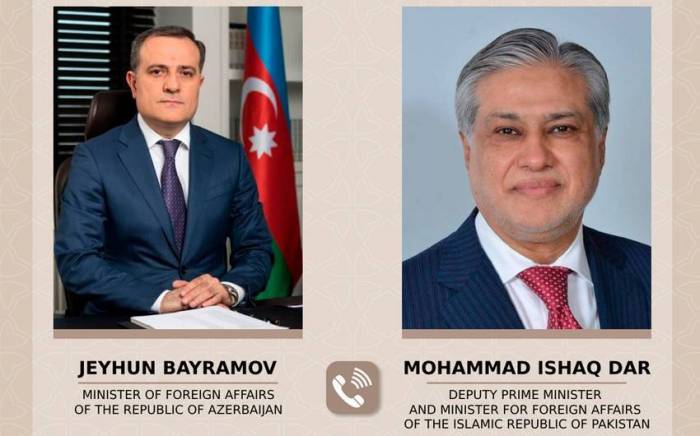 Ceyhun Bayramovun Pakistan XİN rəhbəri ilə telefon danışığı olub
