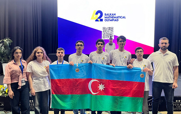 Məktəblilərimiz 42-ci Balkan Riyaziyyat Olimpiadasında - FOTO