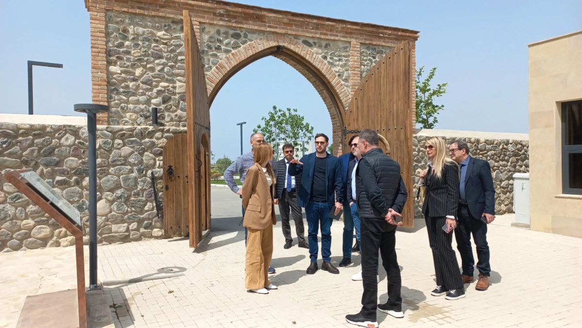 İtaliyalı parlamentarilər Ağdama gəliblər - FOTOLAR