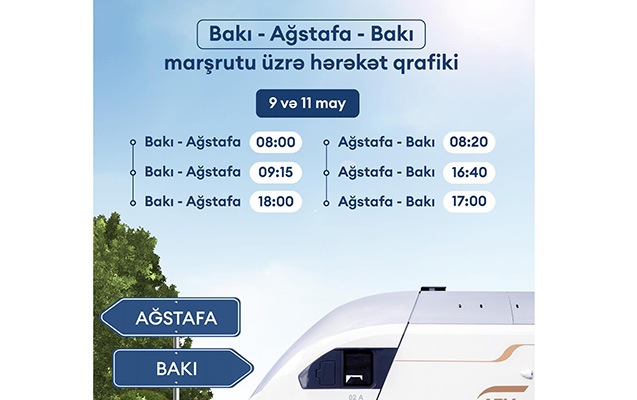 ADY bu xətt üzrə əlavə qatar reysləri təyin etdi