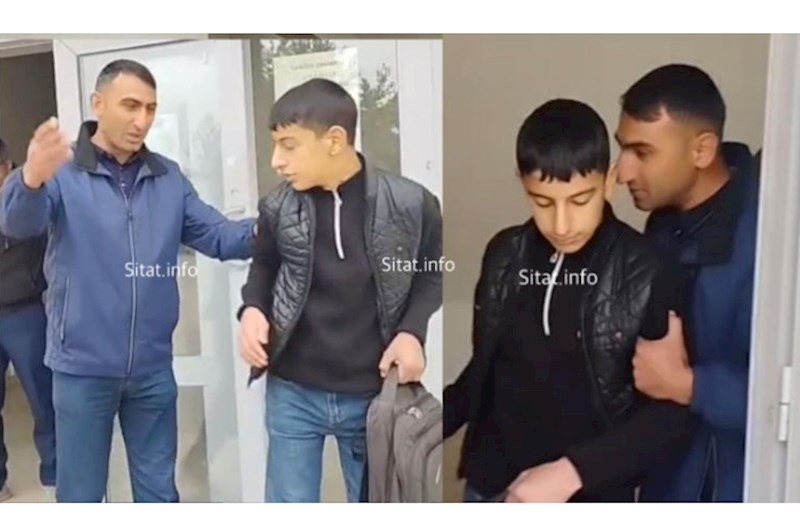 Direktor şagirdi 1 həftədir dərsə buraxmır: Məktəbdə qalmaqal — VİDEO
