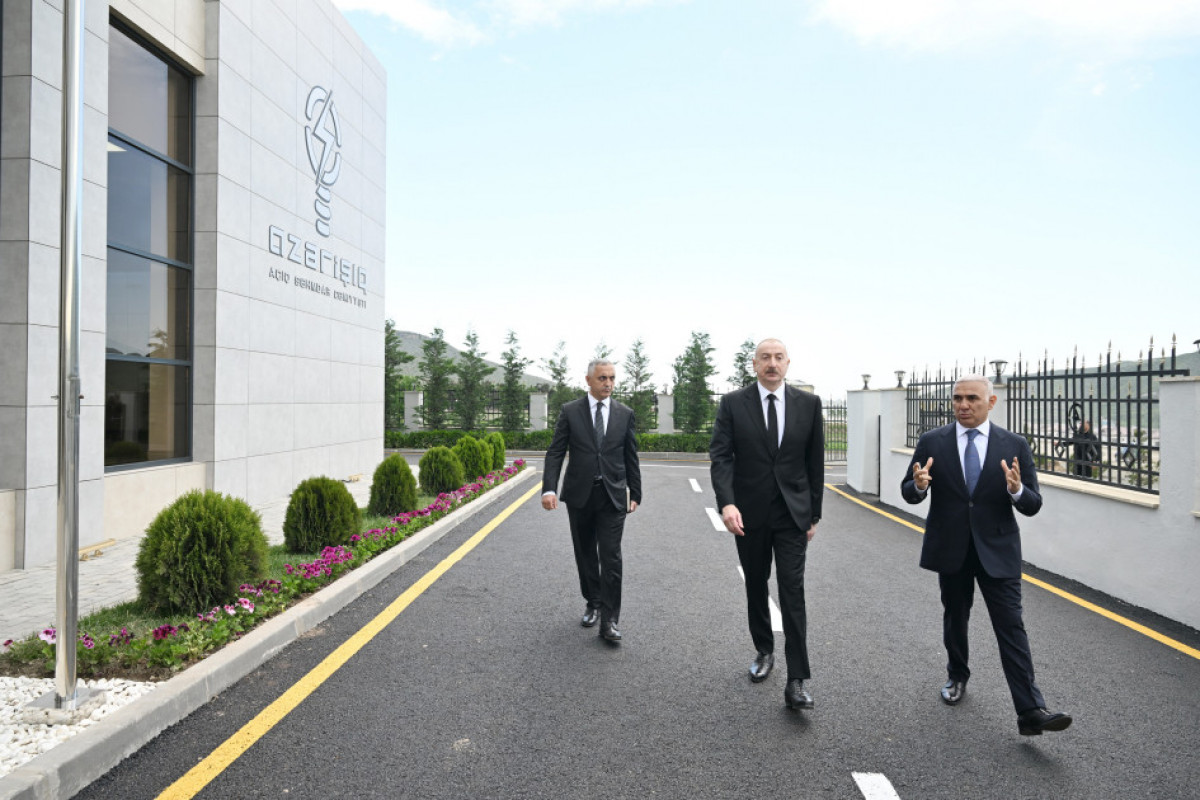 Prezident “Xocalı” yarımstansiyasının açılışında - YENİLƏNİB