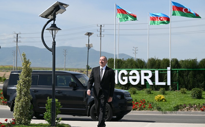 Kəngərli kəndinin birinci mərhələsinin açılışı oldu - YENİLƏNİB