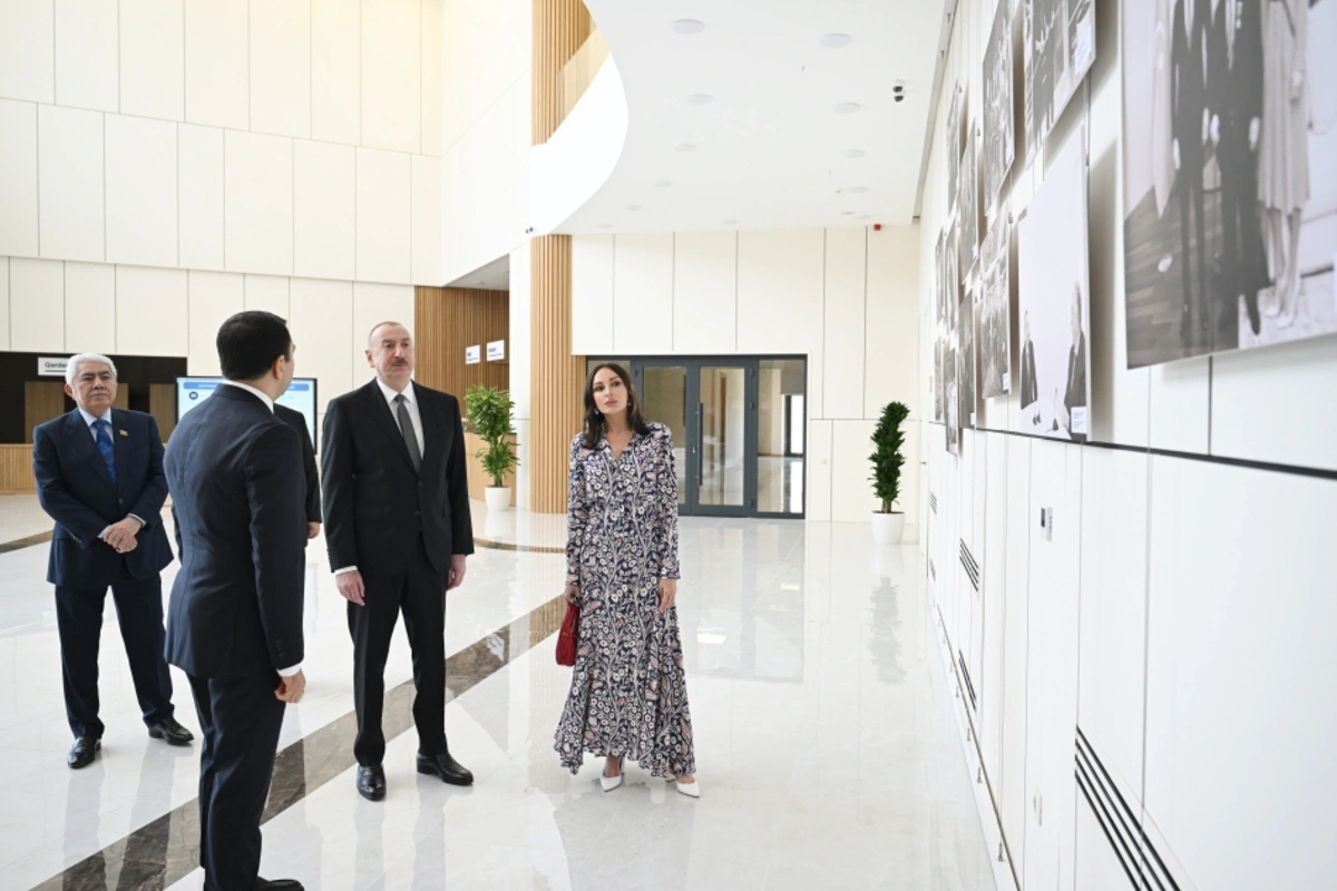 Prezidentin Mətbuat Xidməti İlham Əliyev və Mehriban Əliyevanın Ağdam səfərindən videoçarx paylaşıb