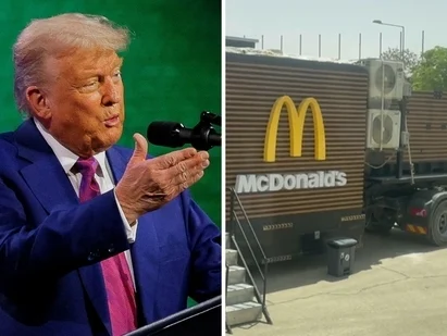 Tramp üçün bu ölkəyə “McDonald's” maşını gətirdilər