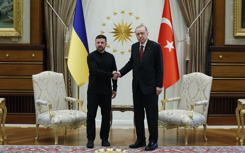 Ərdoğan və Zelenski arasındakı görüş başa çatıb - YENİLƏNİB