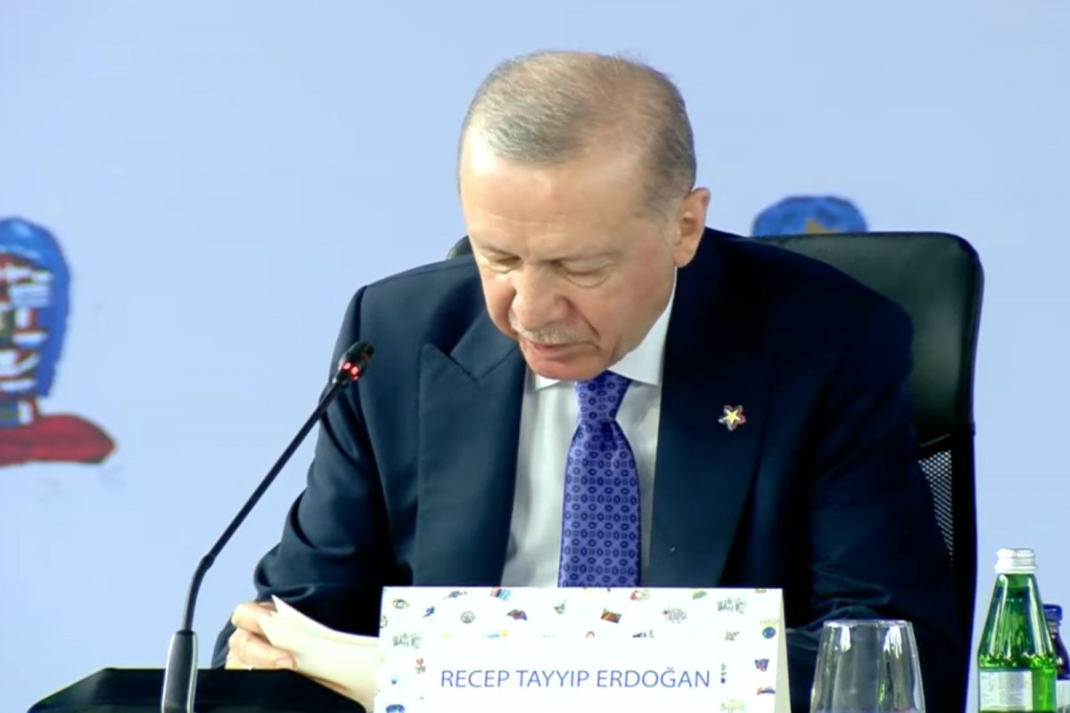 Ərdoğan: "Beynəlxalq aləmdə ədalətli qlobal idarəçilik..."