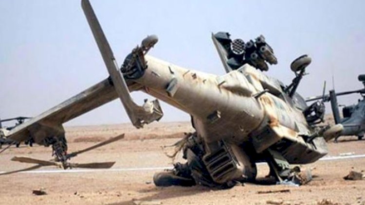 Havada iki helikopter toqquşdu
