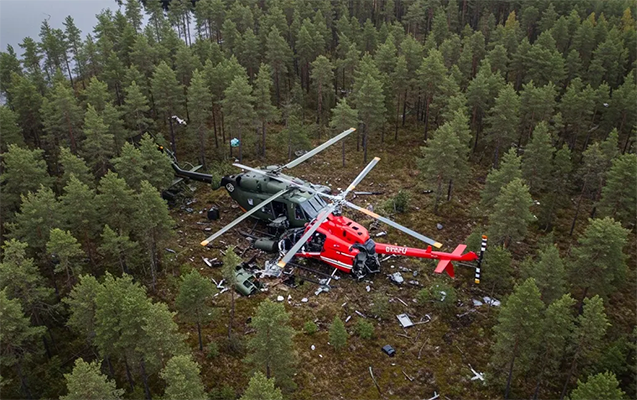 Finlandiyada helikopterlər toqquşdu: 5 nəfər öldü