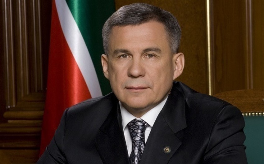 Tatarıstan lideri Prezident İlham Əliyevi təbrik edib